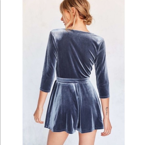 Urban Outfitters Velvet Romper - Picture 2 of 9